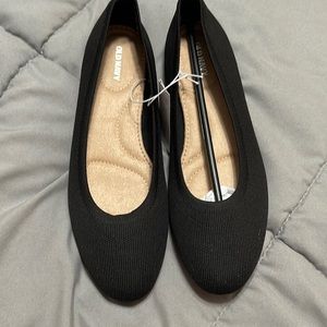 Knit Almond-Toe Ballet Flats For Women